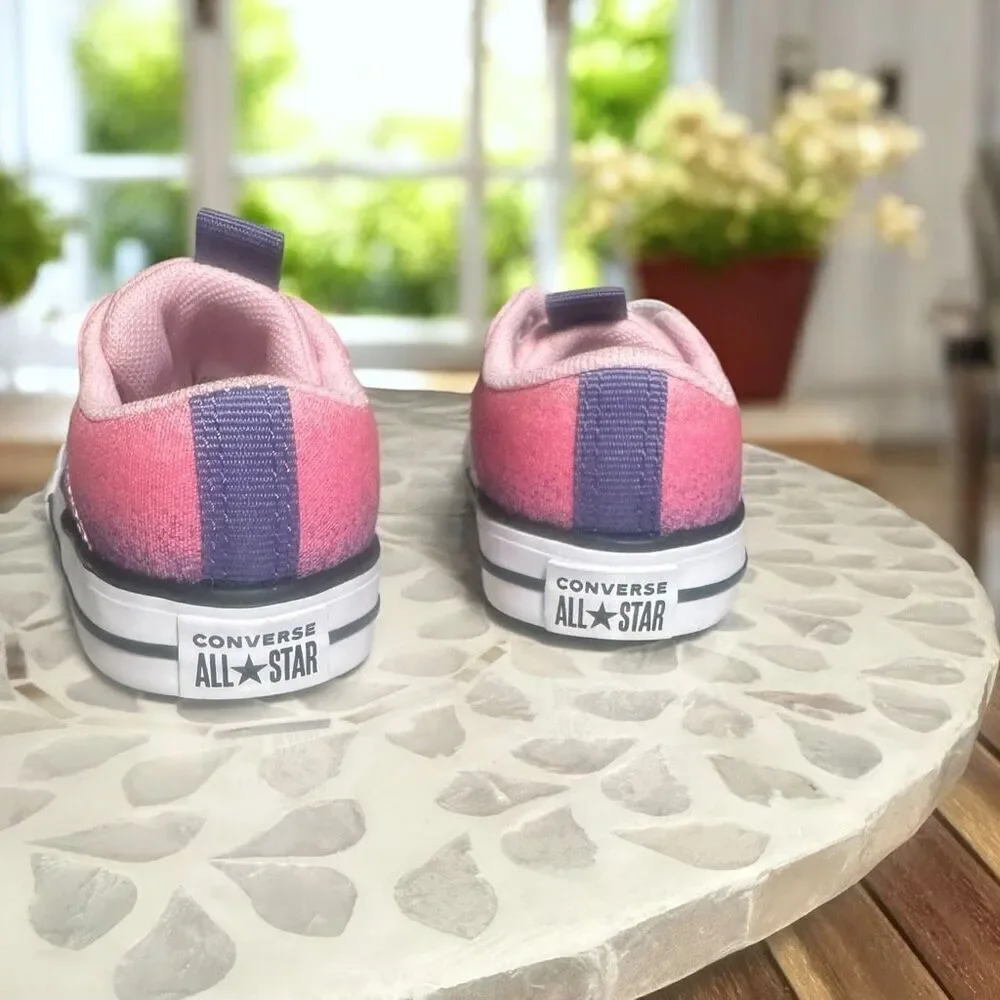 Converse Chuck Taylor All Star Rave Sneaker Toddler Size 5 Pink Purple Ombre New